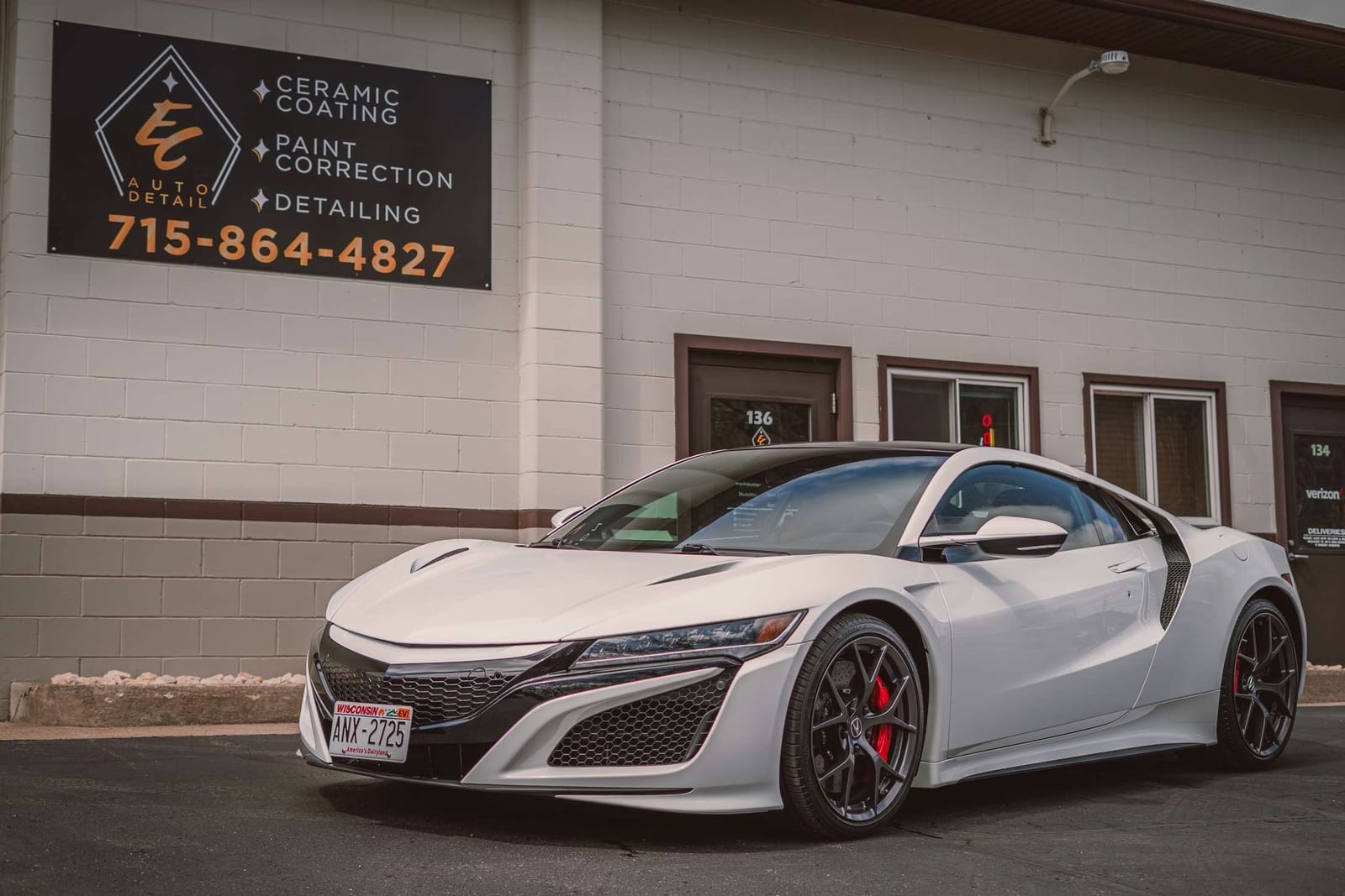 Acura NSX; paint protection film