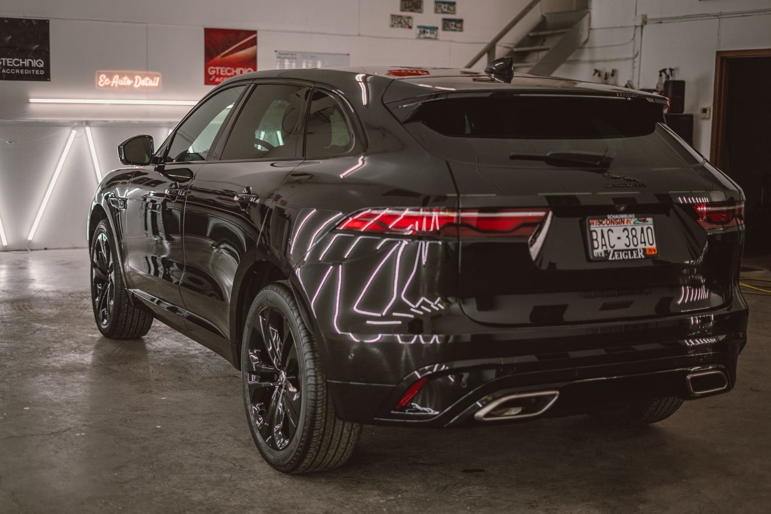 Ceramic coating work at Eau Claire Auto Detail
