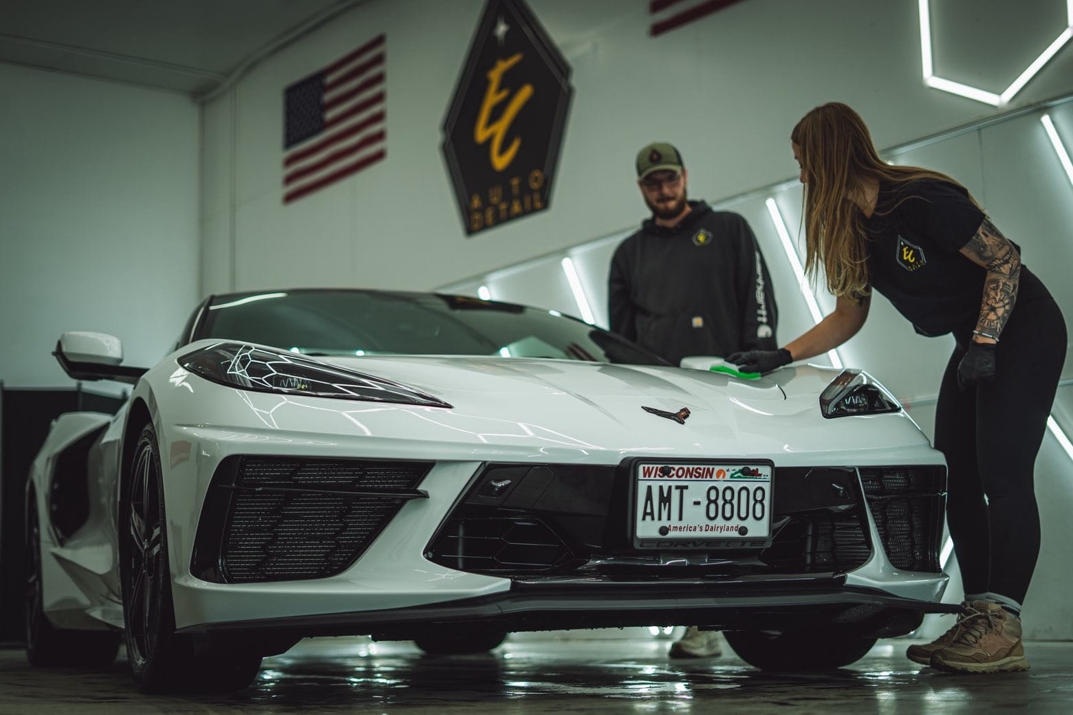 Ceramic coating work at Eau Claire Auto Detail
