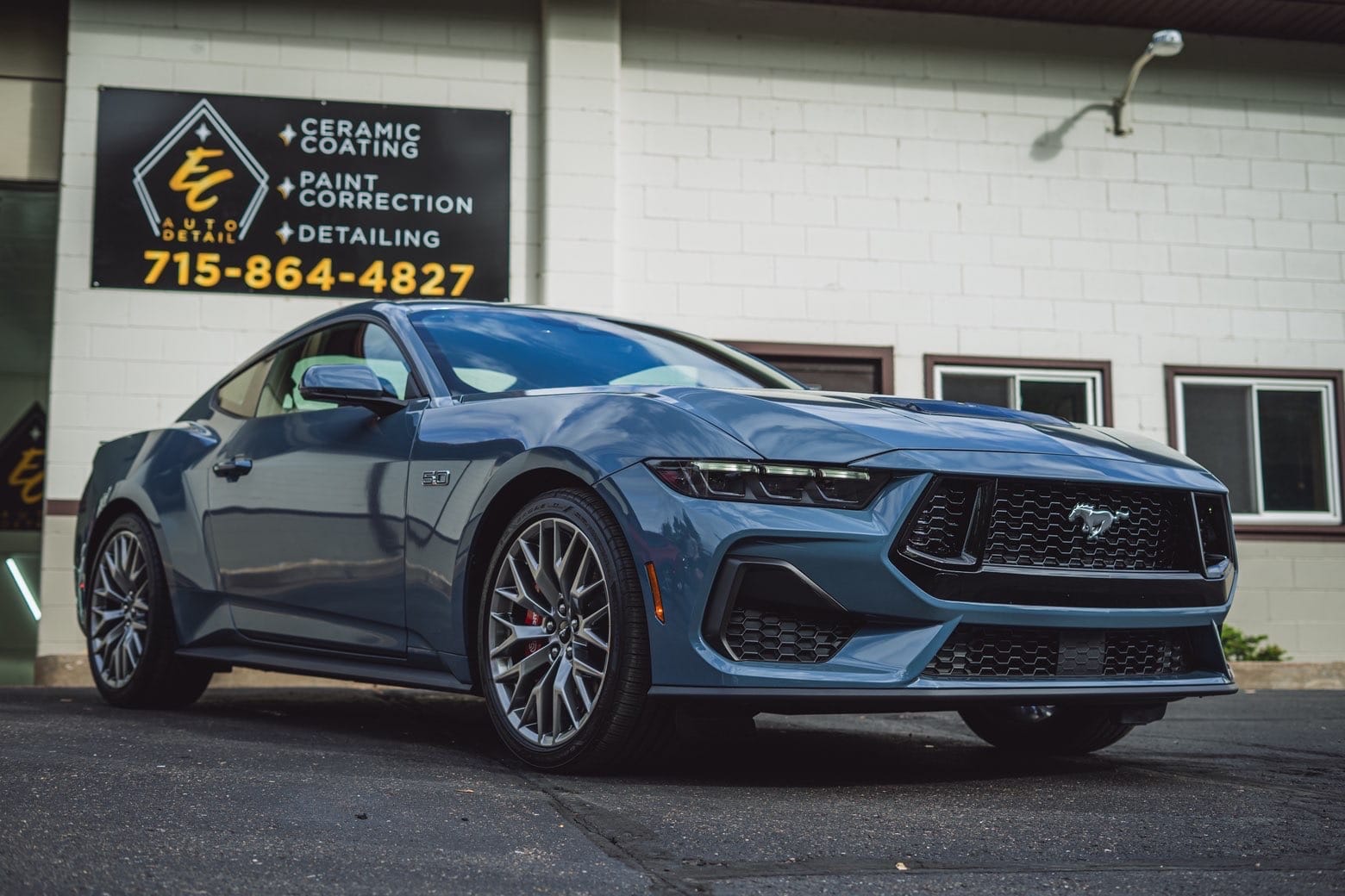 Ceramic coating work at Eau Claire Auto Detail